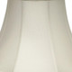 White Monay Shantung Silk Bell Lamp Shade