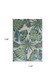 9' X 13' Beige Teal And Green Tropical Botanical Area Rug
