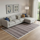 8' X 10' Rust And White Striped Hand Loomed Area Rug
