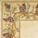 9' X 13' Ivory Brown And Green Wool Floral Vines Hand Tufted Area Rug