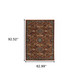 5' X 8' Red Blue Gold And Ivory Oriental Power Loom Stain Resistant Area Rug With Fringe