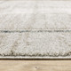 10' X 13' Grey Teal Beige and Tan Geometric Power Loom Area Rug