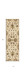 8' Champagne Red And Brown Wool Floral Medallion Hand Tufted Runner Rug