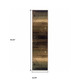 8' Brown Beige And Black Floral Runner Rug