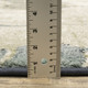 10' X 13' Blue Green And Ivory Abstract Area Rug
