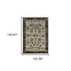9' X 12' Red and Ivory Oriental Power Loom Area Rug