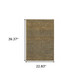 2' X 3' Green Geometric Power Loom Area Rug