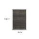 7' X 10' Gray Geometric Power Loom Area Rug