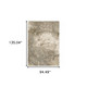 8' X 11' Gray and Ivory Abstract Power Loom Area Rug