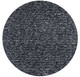 6' Black And White Hand Woven Round Rug