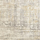 7' X 10' Gray and Ivory Abstract Area Rug