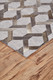 5' X 8' Gray Geometric Hand Woven Area Rug