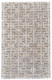 5' X 8' Gray Ivory And Brown Geometric Hand Woven Area Rug