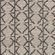 4' X 6' Black And Taupe Wool Geometric Hand Tufted Area Rug
