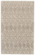 2' X 3' Tan And Ivory Wool Geometric Tufted Handmade Stain Resistant Area Rug