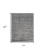 2' X 3' Gray and Ivory Abstract Hand Woven Area Rug