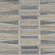 4' X 6' Gray Black And Brown Geometric Hand Woven Area Rug With Fringe