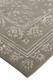 9' X 12' Gray Taupe And Silver Wool Floral Tufted Handmade Distressed Area Rug