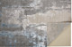 7' X 10' Gray Ivory And Blue Abstract Area Rug