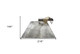 12' X 18' Gray Ivory And Blue Abstract Area Rug
