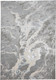 7' X 10' Gray and Ivory Abstract Power Loom Area Rug