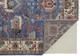 9' X 12' Blue And Red Wool Floral Hand Knotted Stain Resistant Area Rug