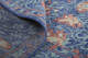 2' X 3' Blue and Beige Wool Floral Hand Knotted Area Rug