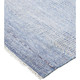 8' X 10' Blue and Silver Wool Striped Hand KNotted Area Rug