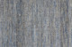 9' X 12' Silver And Brown Wool Striped Shag Hand Knotted Area Rug