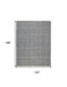 10' X 14' Gray And Ivory Hand Woven Area Rug