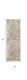 8' Gray Ivory And Tan Abstract Distressed Runner Rug
