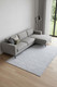 12' X 15' Gray And Silver Striped Hand Woven Area Rug