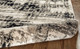 5' X 8' Black Gray And White Abstract Area Rug