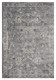 5' X 8' Gray And Light Gray Floral Medallion Area Rug