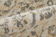 5' X 8' Gray Ivory And Tan Oriental Area Rug