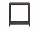 Set of Two 24" Espresso Solid Wood End Tables With Shelf