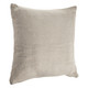 18" Cream Cotton Throw Pillow