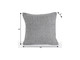 18" X 18" Black And White 100% Cotton Geometric Zippered Pillow