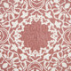 20" X 20" Dusty Rose And White 100% Cotton Geometric Zippered Pillow