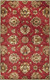 5' X 8' Sienna Gold And Green New Zealand Lambs Wool Floral Vines Hand Tufted Area Rug