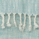 50" X 60" Blue Cotton Woven Color Block Throw Blanket with Fringe