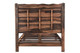 Walnut Live Edge Solid Wood Queen Bed Frame