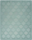 9' X 12' Aqua Indoor Outdoor Area Rug