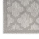 9' X 12' Gray And Silver Indoor Outdoor Area Rug