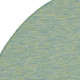 6' Blue Round Power Loom Area Rug