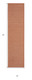 8' Rust Indoor Outdoor Runner Rug