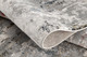 2' X 3' Gray and Blue Abstract Washable Non Skid Area Rug