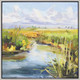 Afternoon Skies Silver Floater Frame Print Wall Art