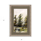 Evergreen Silver Framed Print Wall Art