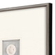 Set Of Two Coastal Intaglio II Silver Framed Print Wall Art